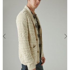 Men’s Lucky Brand Cable Knit Sweater